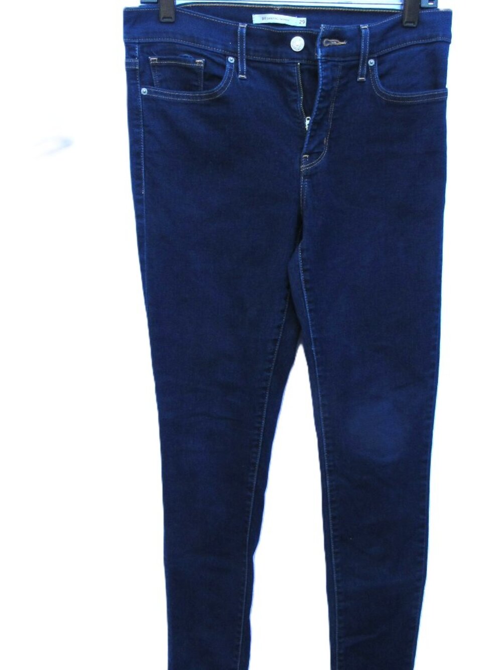 LEVI'S DARK WASH 311 SHAPING SKINNY JEANS Sz 29 LENGTH 38, STRETCH GREAT COND.